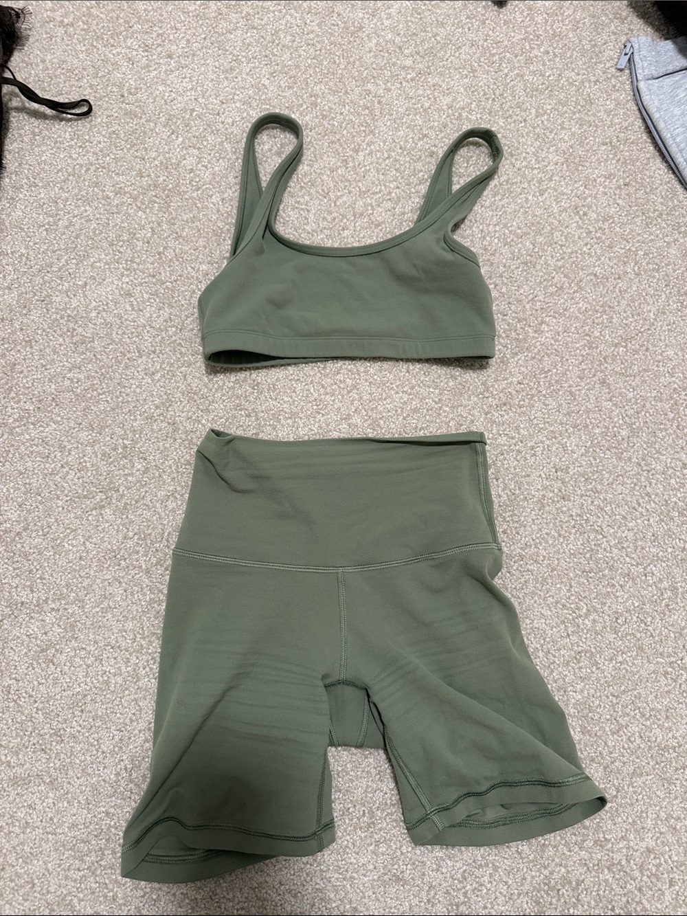 TNA Bra & High-Waist Biker Short Set